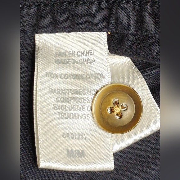 Twik Dark Blue Belted Trench Coat Sz. M - Picture 6 of 6